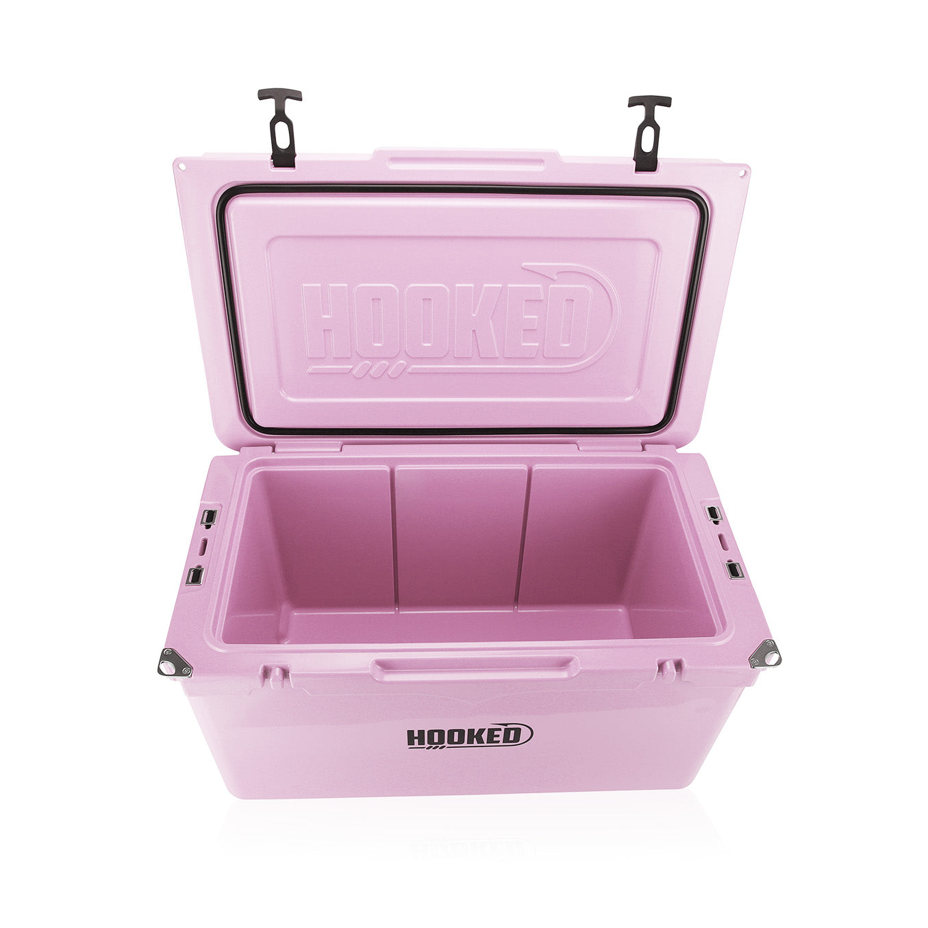 open Front image of Pink cooler.
