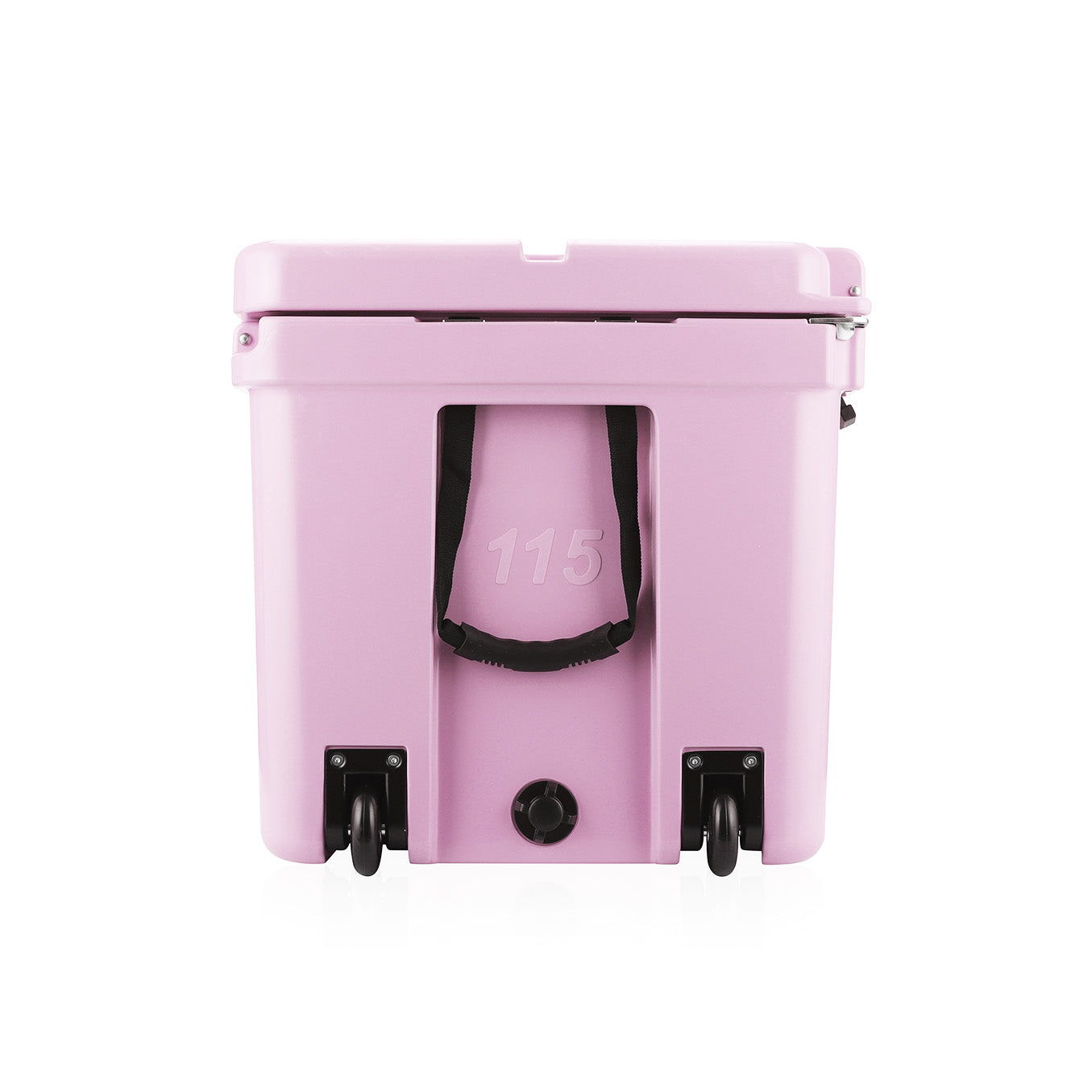 Open side image of Pink cooler.