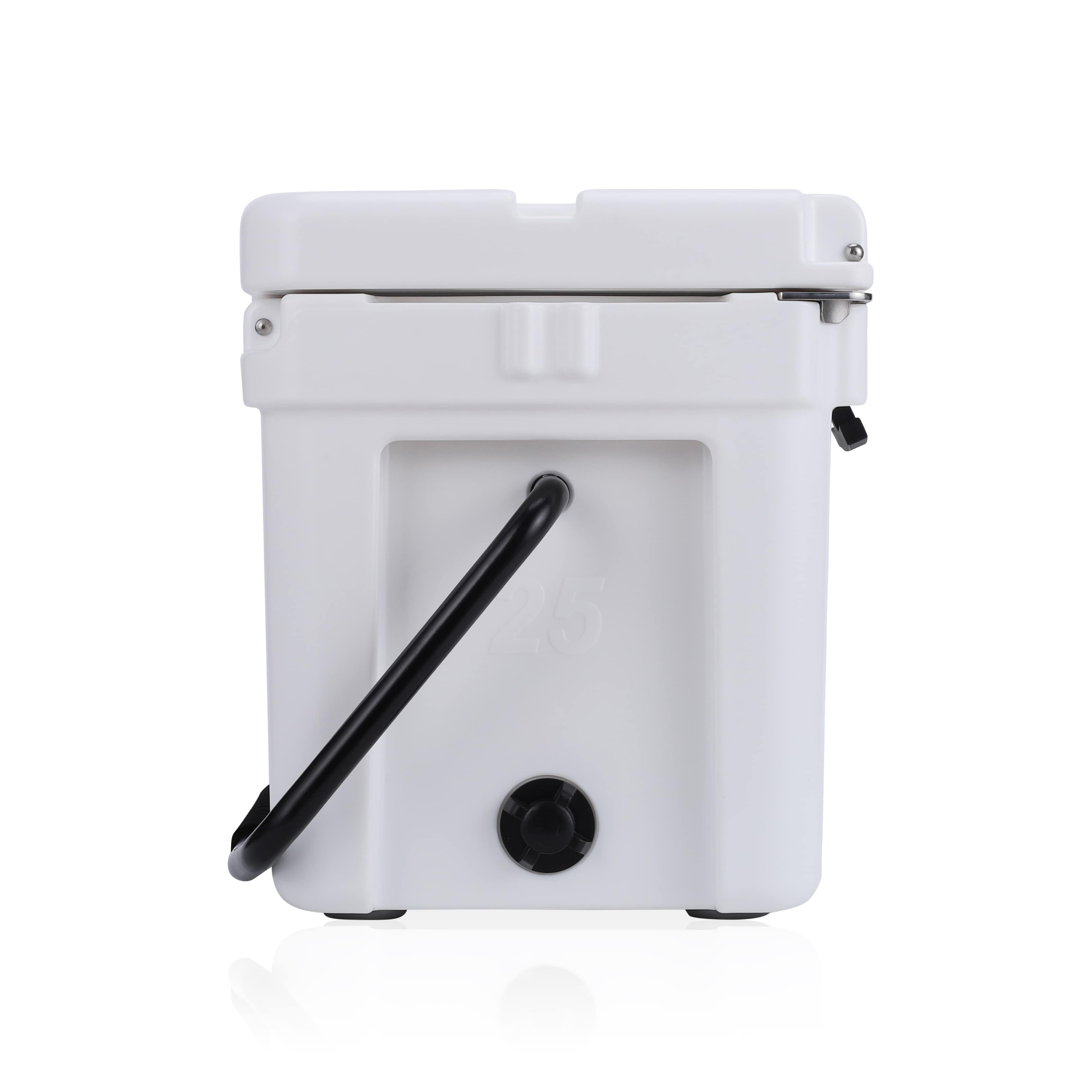 side image of White cooler.