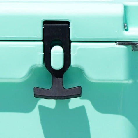 This is an up-close image of a new style latch