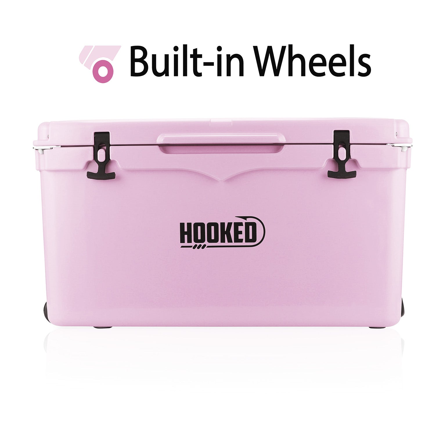 Front image of Pink cooler.
