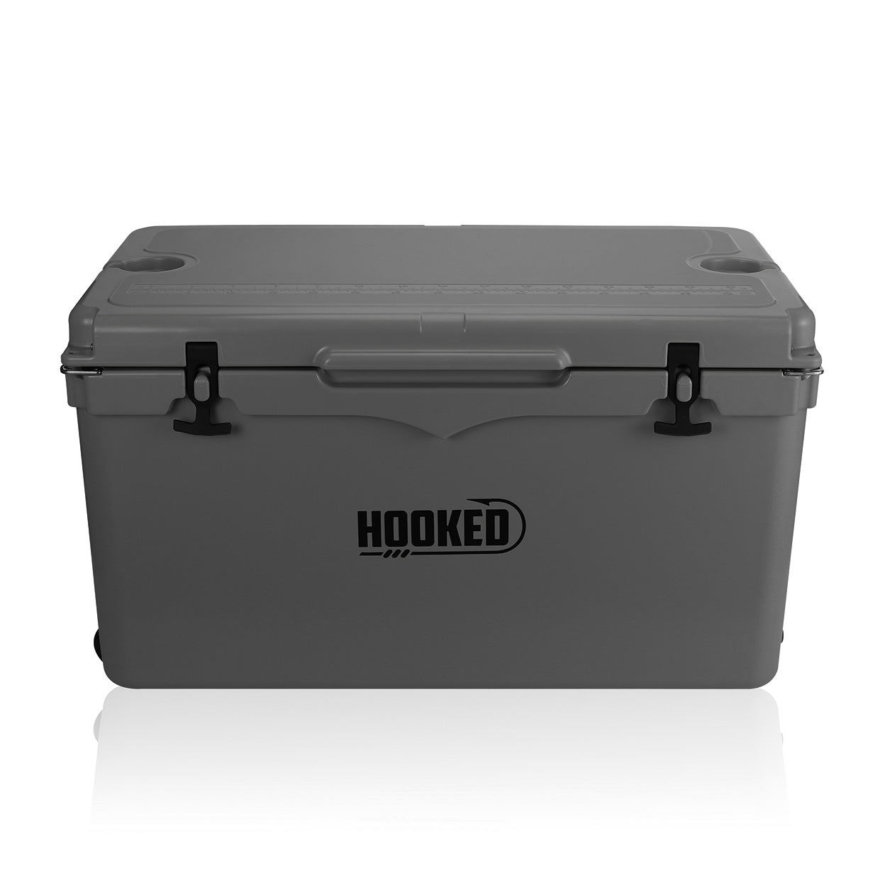 top front image of Slate Gray cooler.
