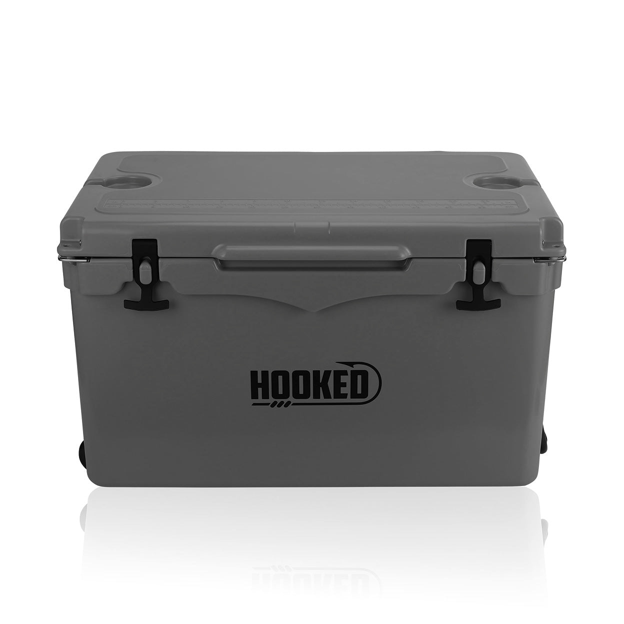 top front image of Slate Gray cooler.
