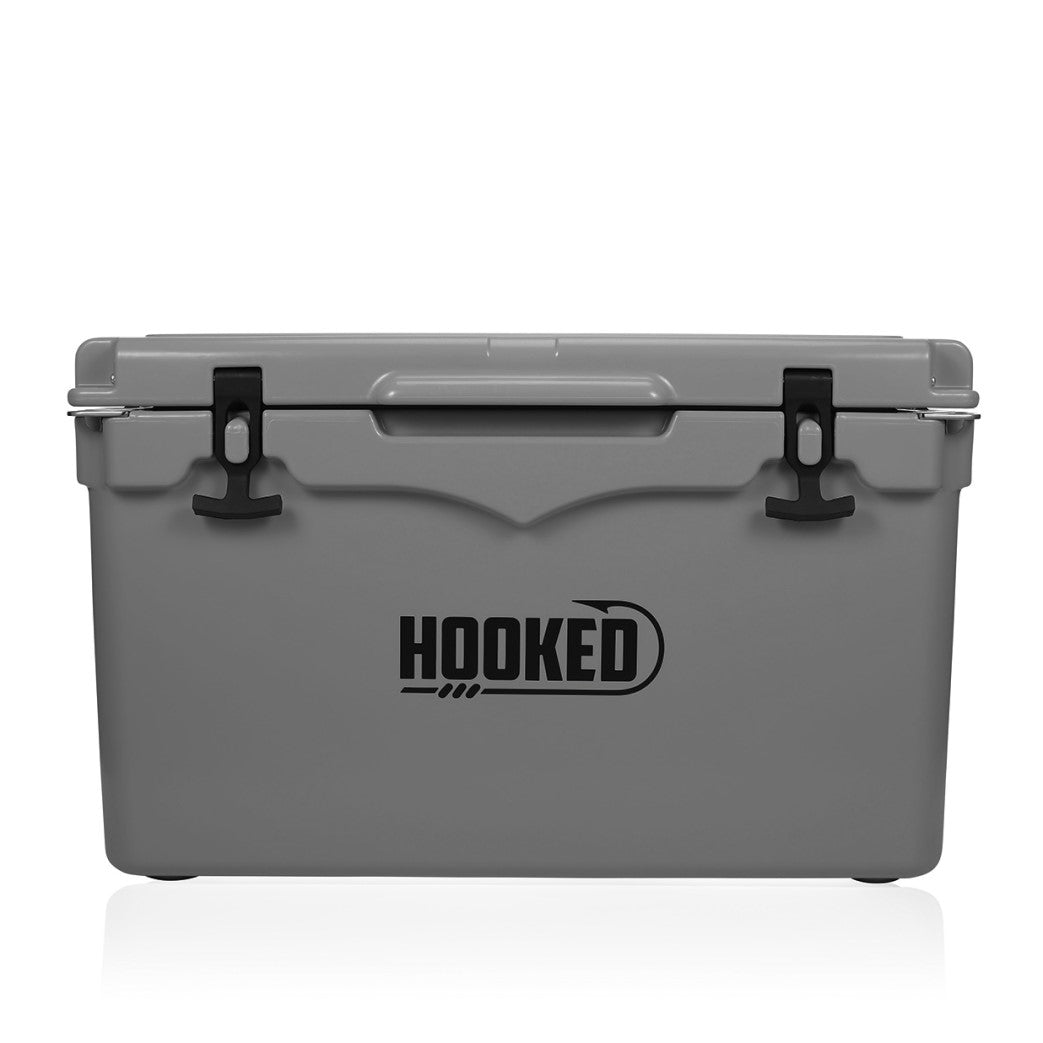 Front image of Slate Gray cooler.
