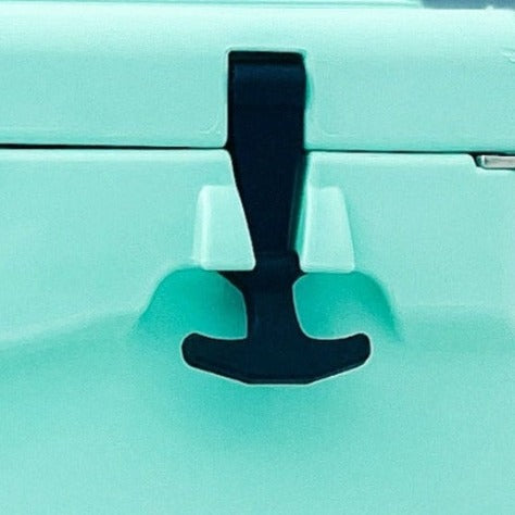 This is an up-close image of a classic style latch