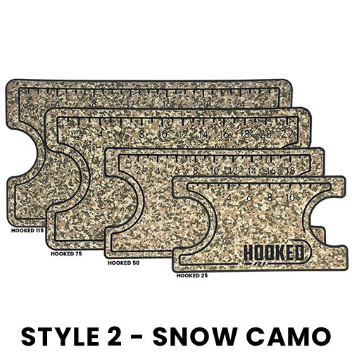 snow camo lid pads