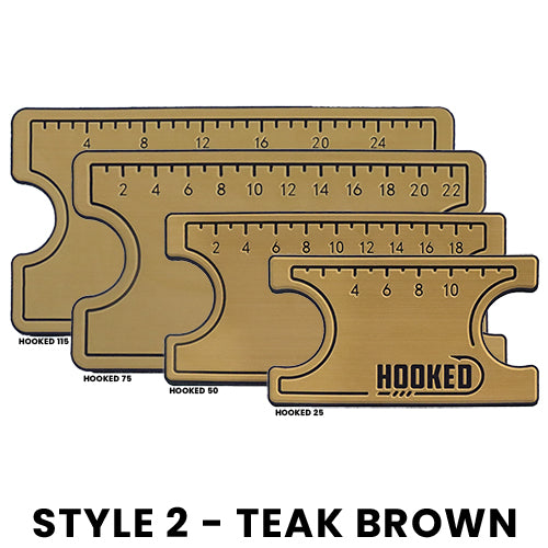 Teak brown lid pads. Four different sizes.