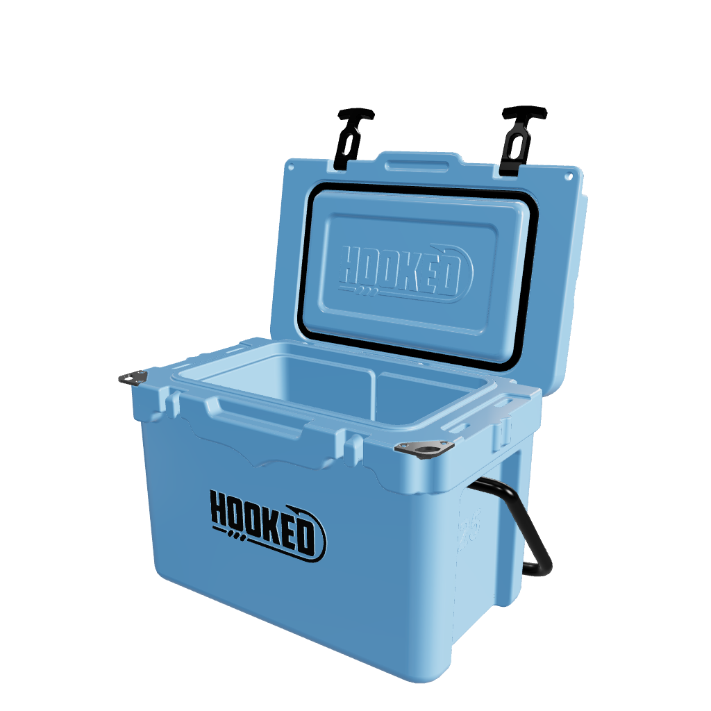 3D image of Carolina Blue cooler.
