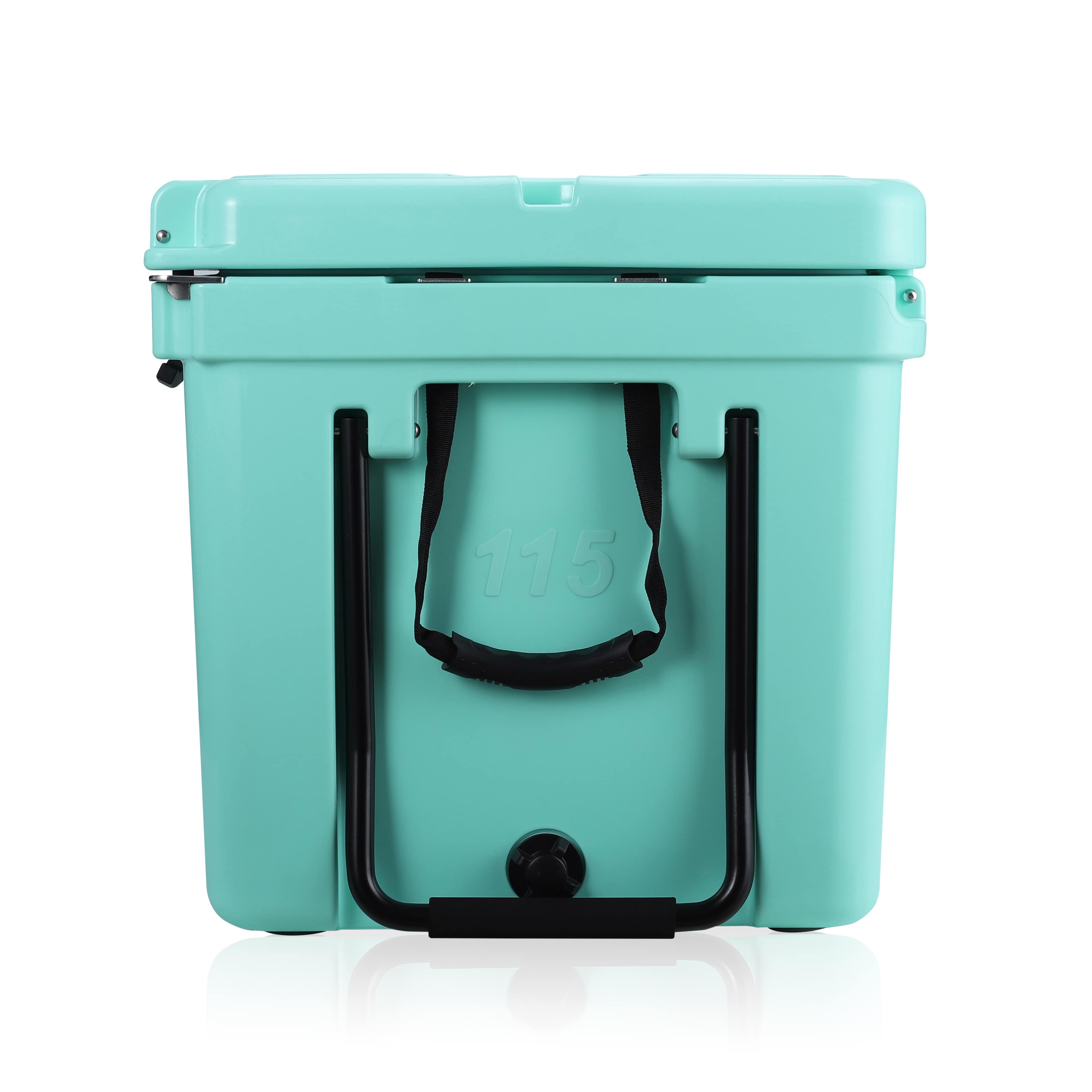 side image of Seafoam cooler.
