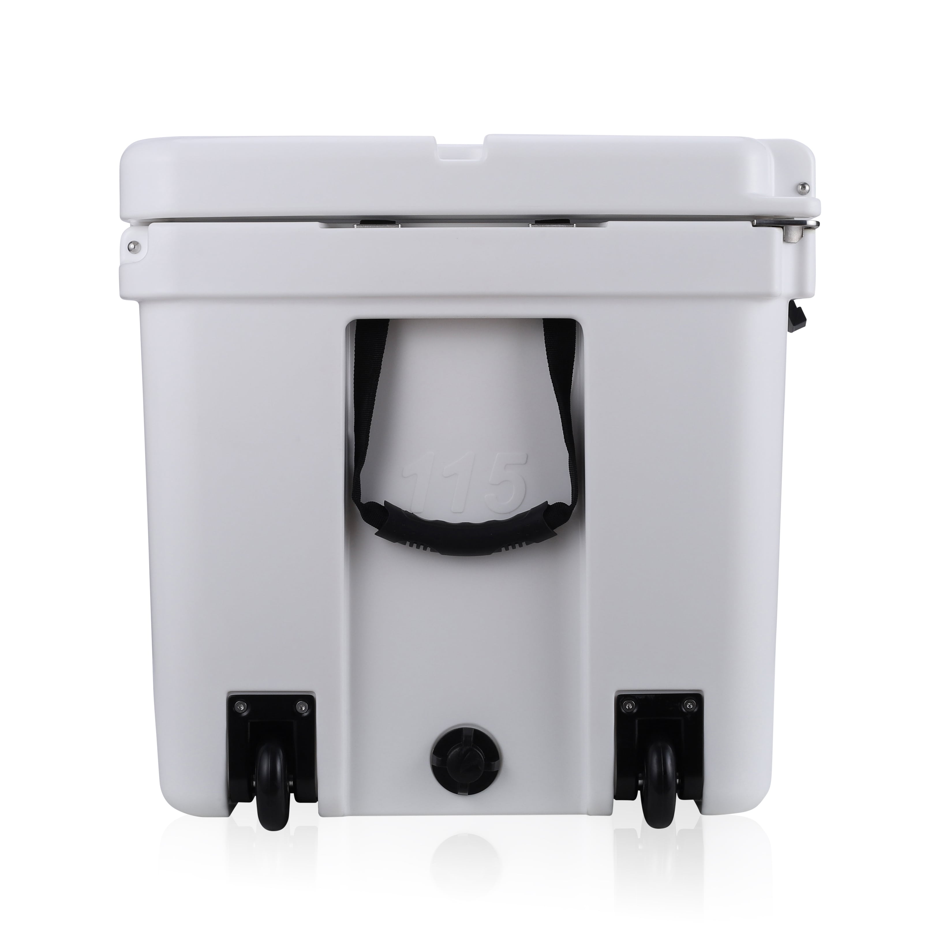 side image of White cooler.
