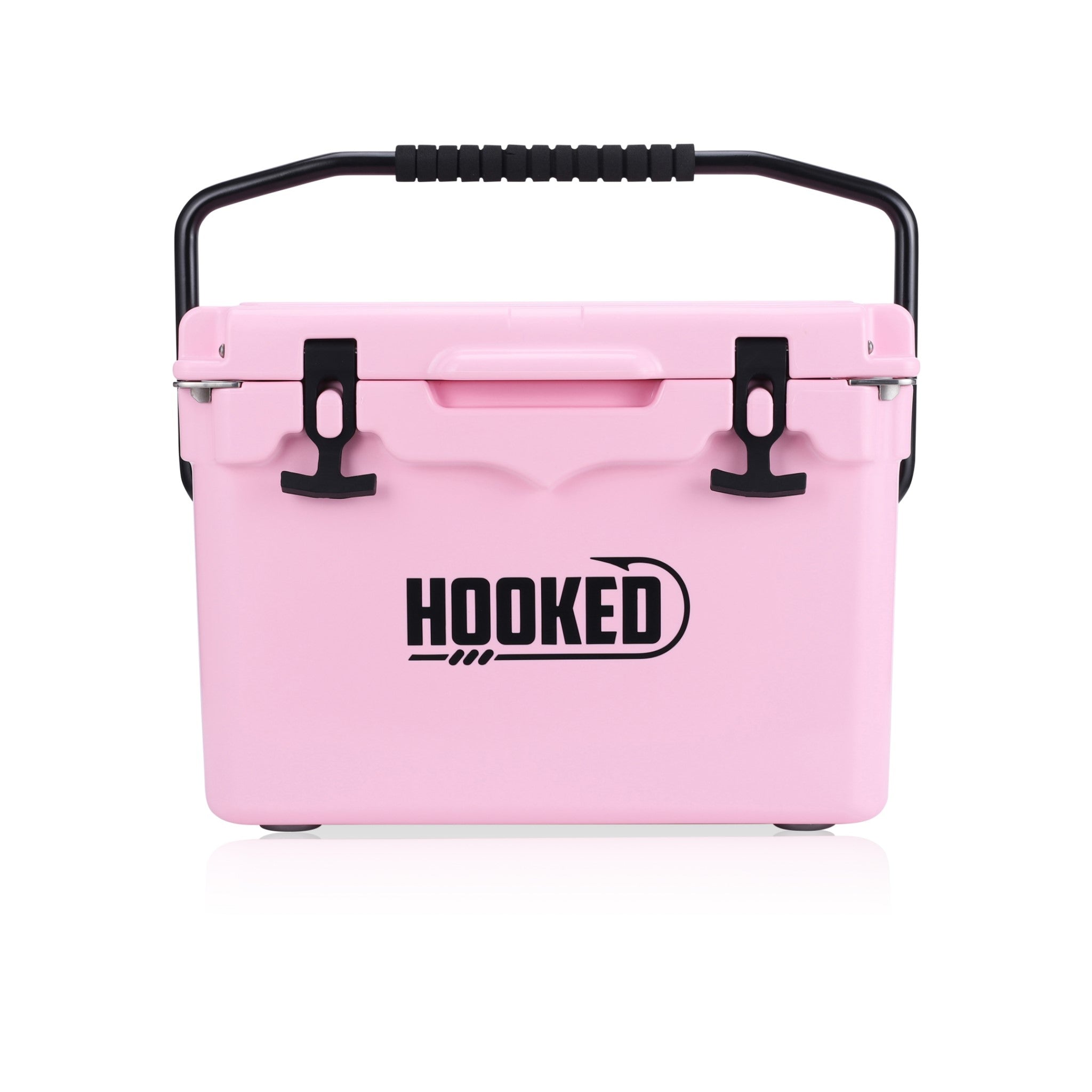 Front image of Pink cooler.
