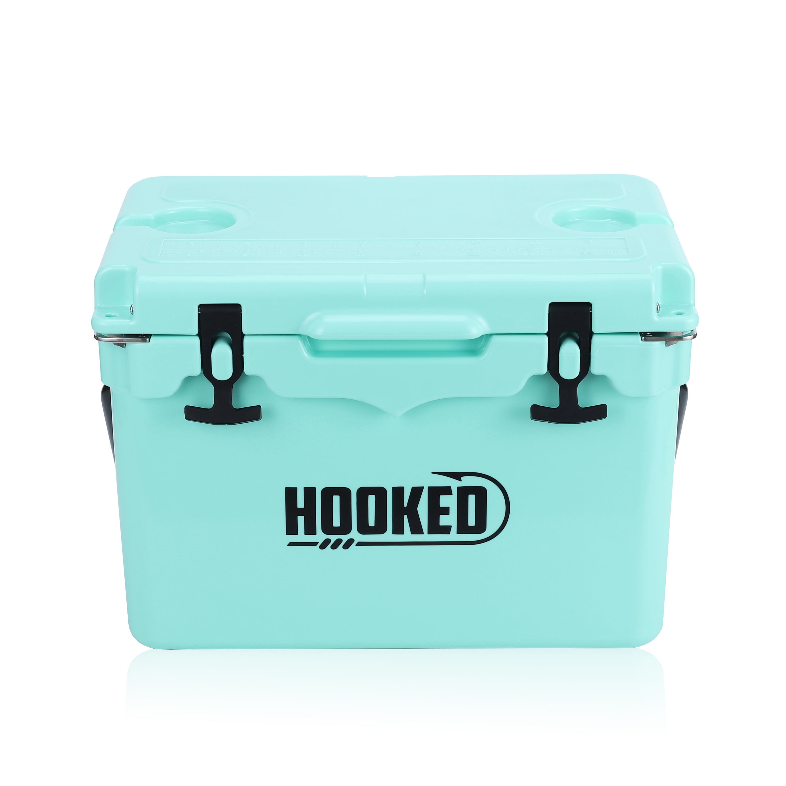 top front image of closed Seafoam cooler.
