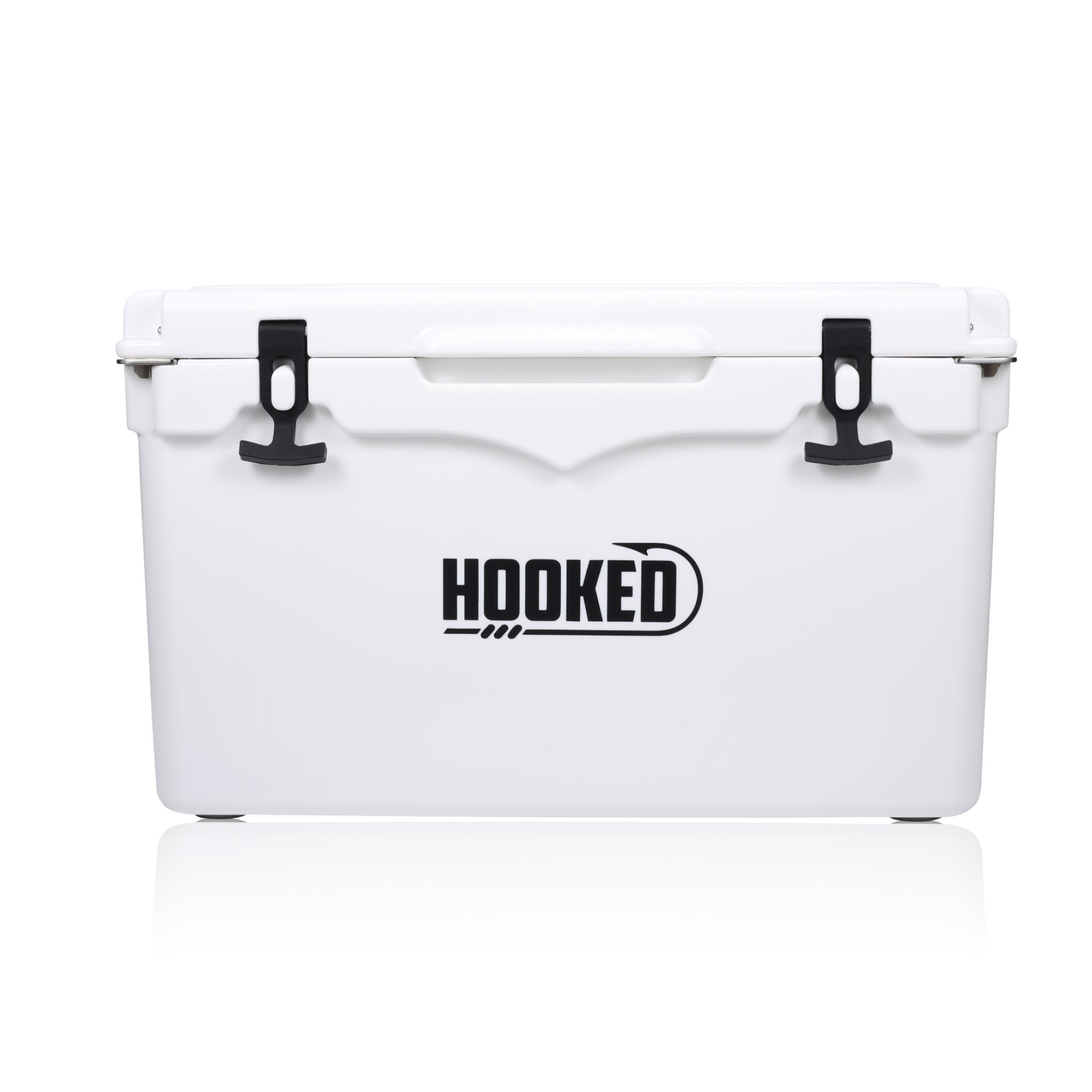  front image of White cooler.
