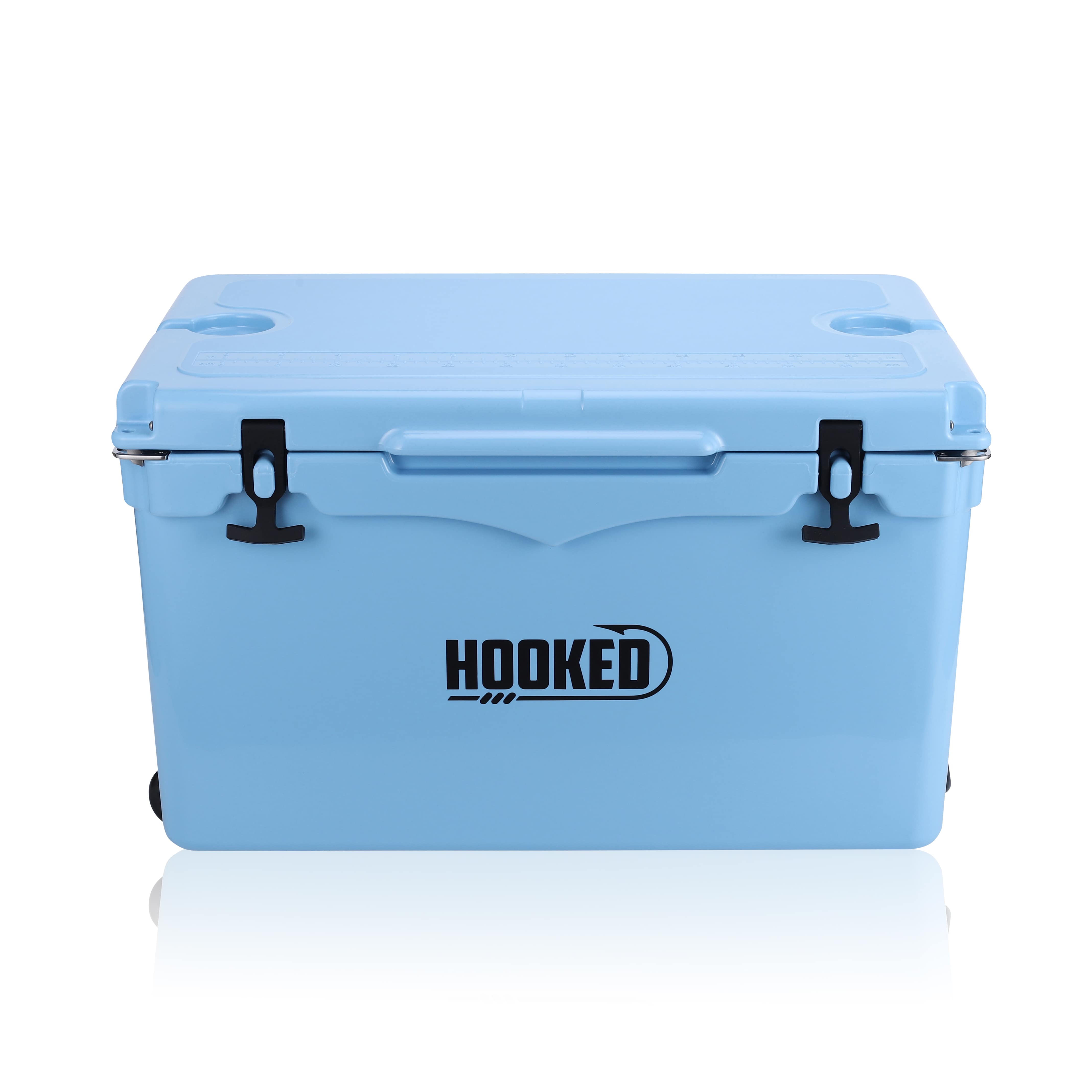 top front image of Carolina Blue cooler.