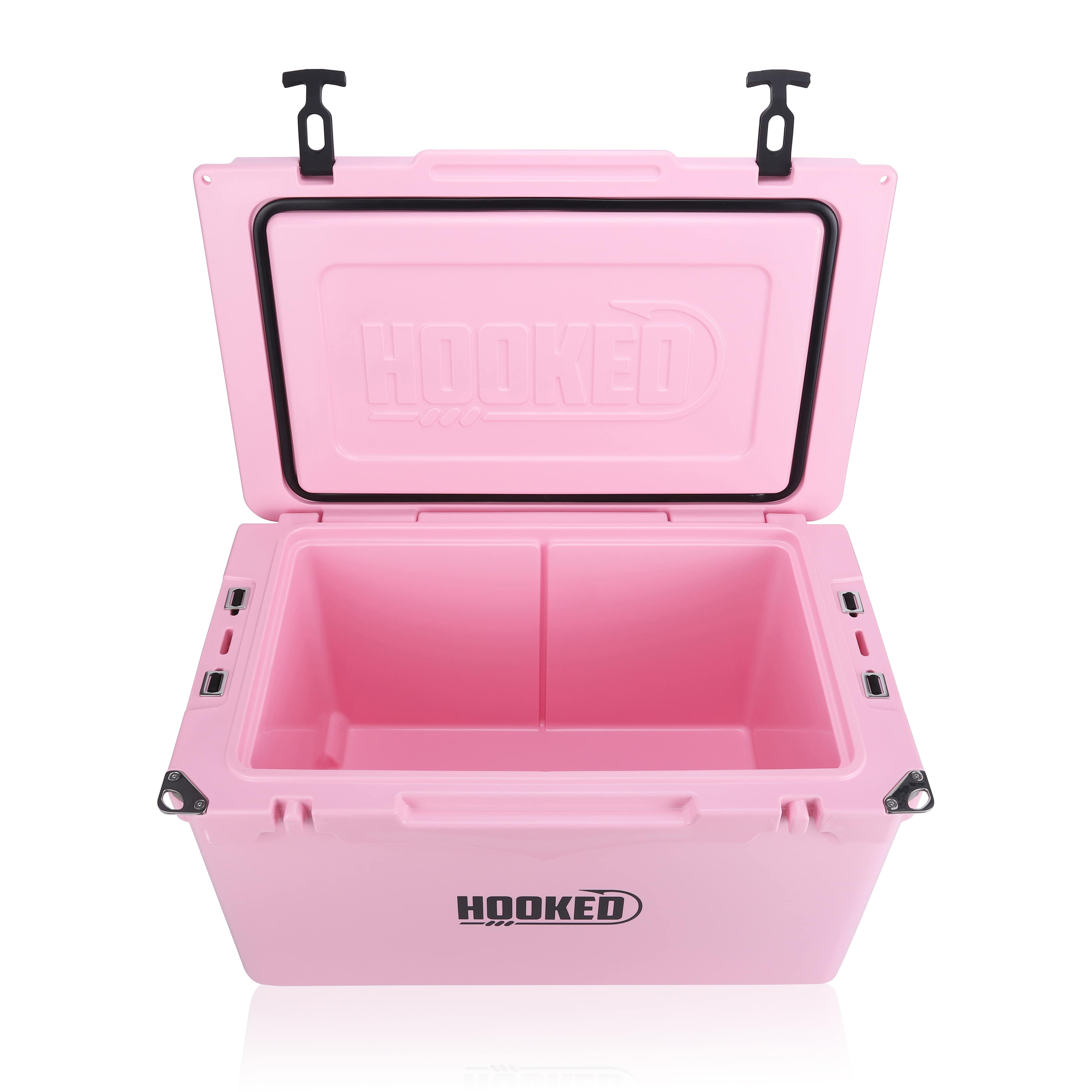 open Front image of Pink cooler.
