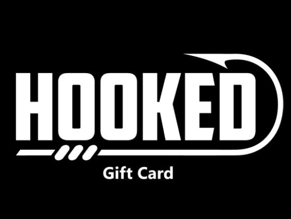 Hooked logo gift card